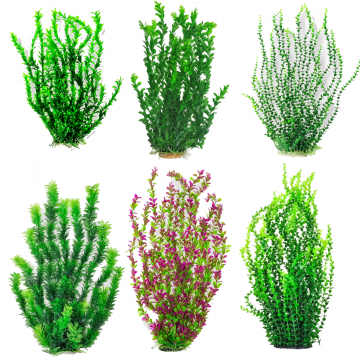 AQUATOP Aquarium Plant Decor with Weighted Base